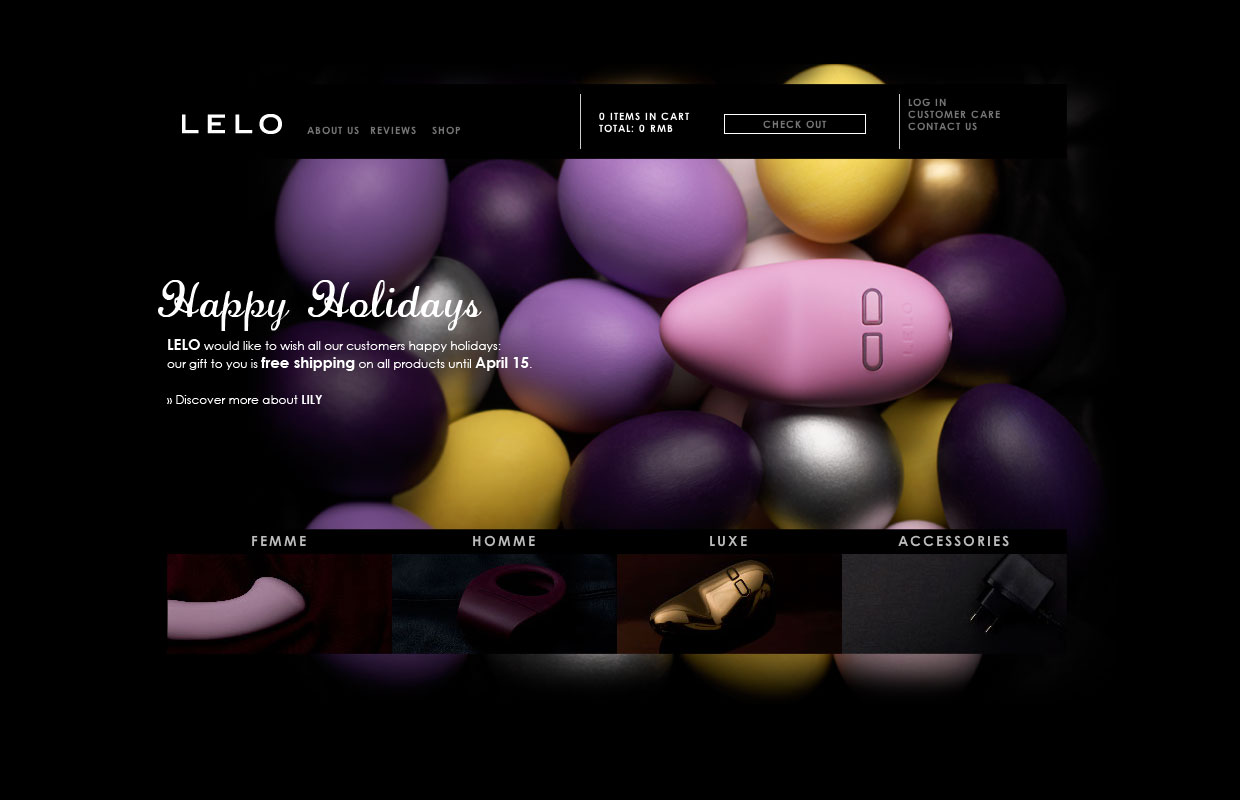 Lelo - Happy Easter Campaign Website